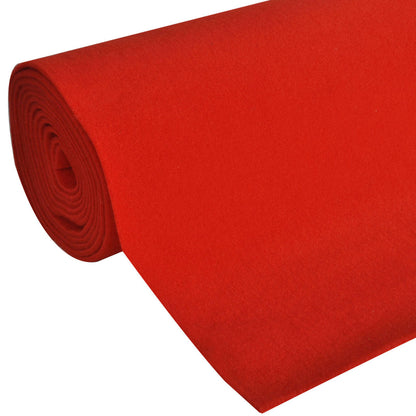 vidaXL Carpet Red 1 x 10 m Polyester 3