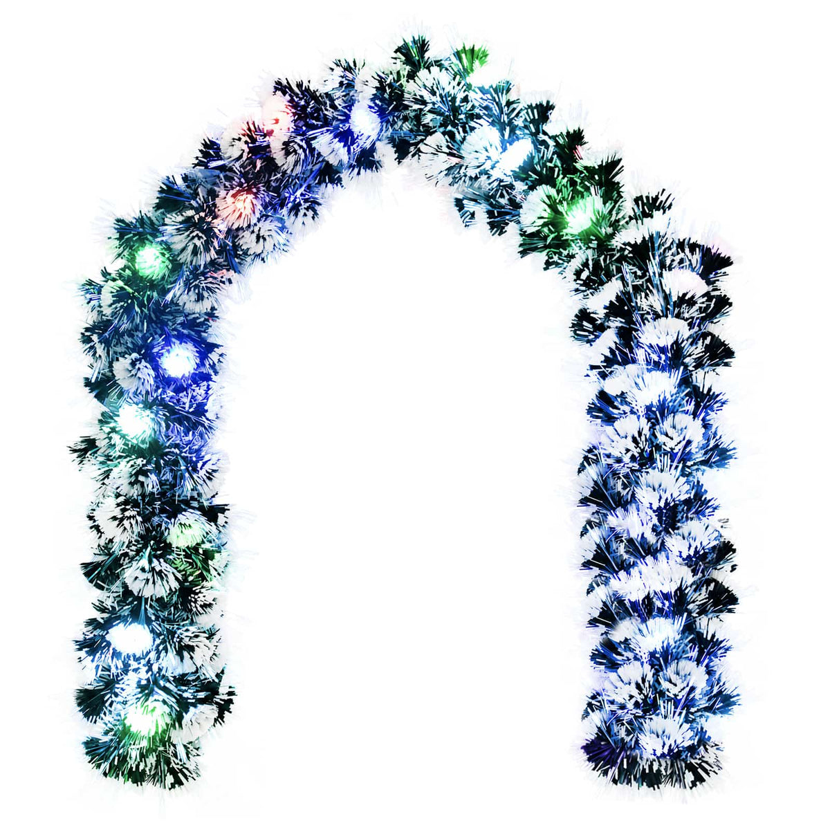 vidaXL Christmas Garland 200 cm 16 LEDs Multicolour PET 4