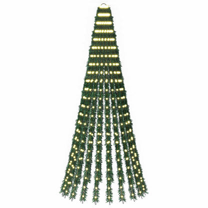 LED Christmas Tree 150 cm 240 LEDs Steel Green Warm white