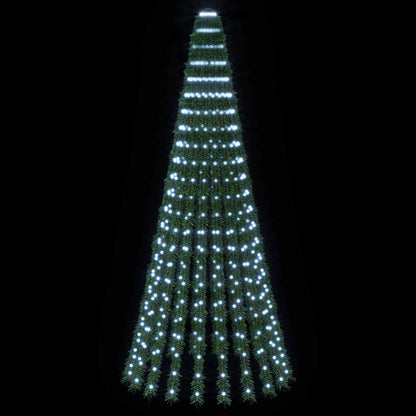 LED Christmas Tree 150 cm 240 LEDs Steel Green Cold white