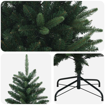 vidaXL Artificial Hinged Christmas Tree 150 cm PVC Green 4