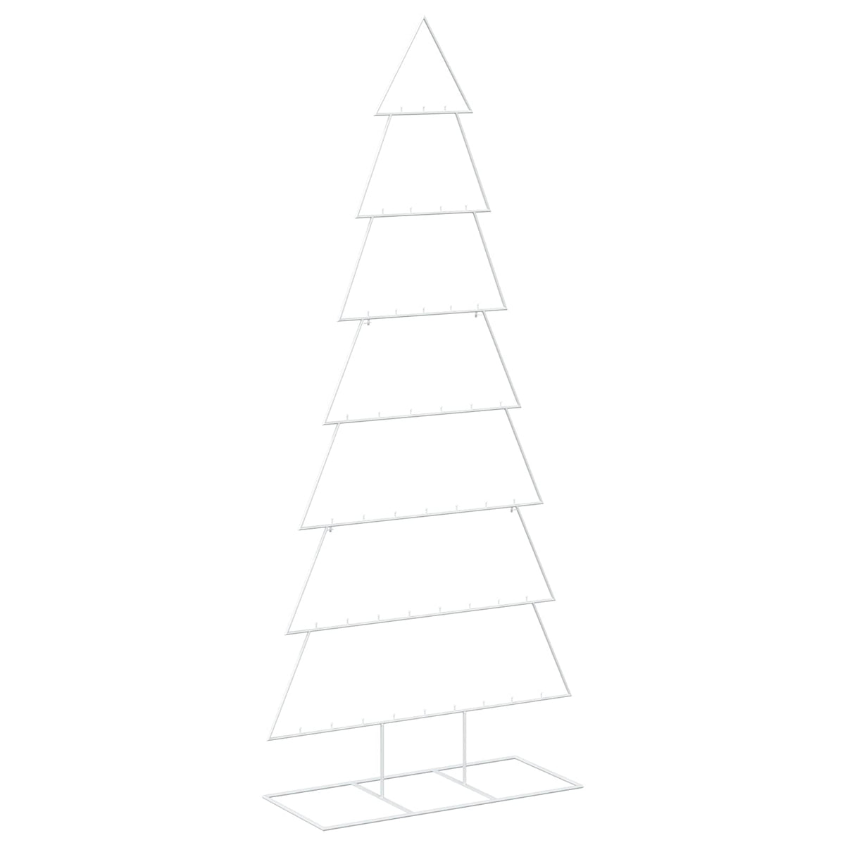 vidaXL Metal Christmas Tree with Classic Stand KUOPIO 210 cm Steel 2