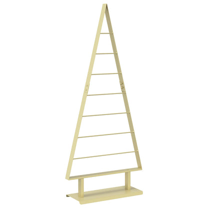 Metal Christmas Tree with Triangle Stand KUOPIO Steel Gold