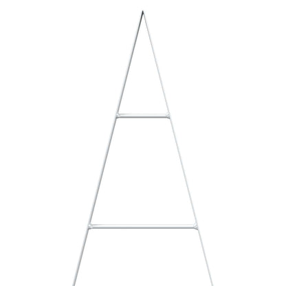 vidaXL Metal Christmas Tree with Triangle Stand KUOPIO 125 cm Steel 5