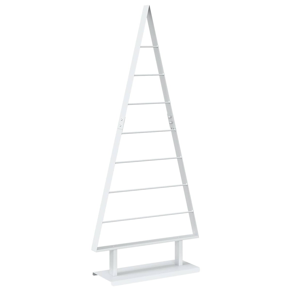 vidaXL Metal Christmas Tree with Triangle Stand KUOPIO 125 cm Steel 2