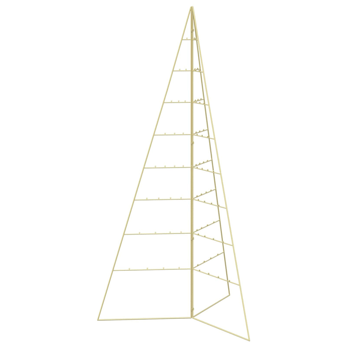 vidaXL Metal Christmas Tree with Folding Stand KUOPIO 180 cm Steel 2