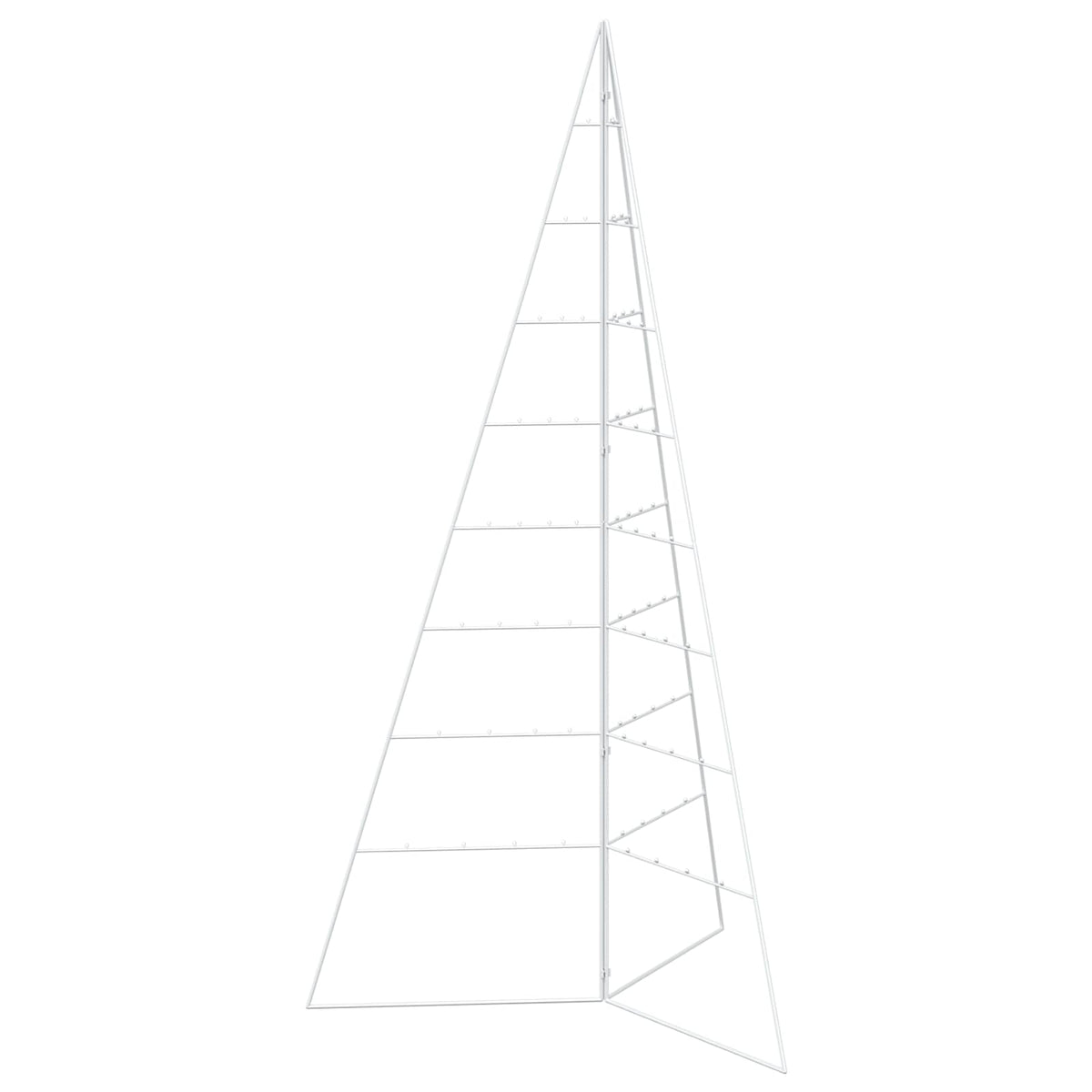 vidaXL Metal Christmas Tree with Folding Stand KUOPIO 180 cm Steel 2