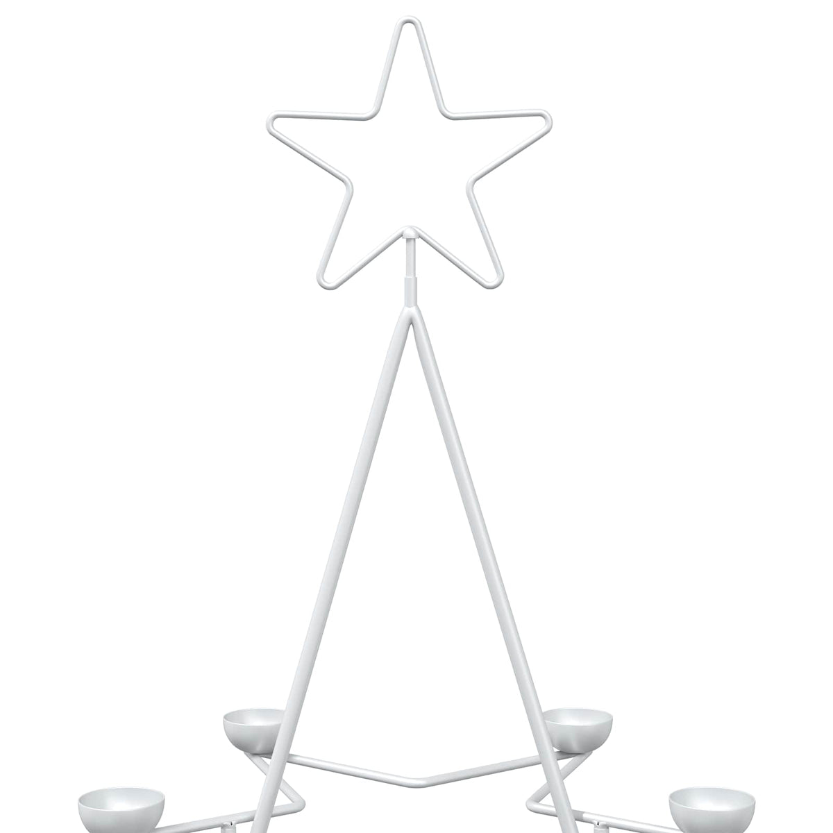 Metal Christmas Tree for Decoration White