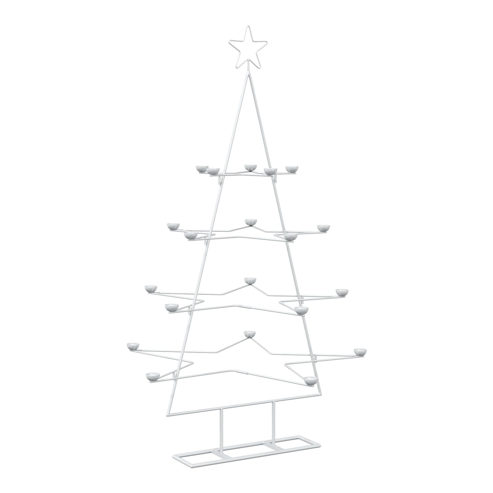 Metal Christmas Tree for Decoration White