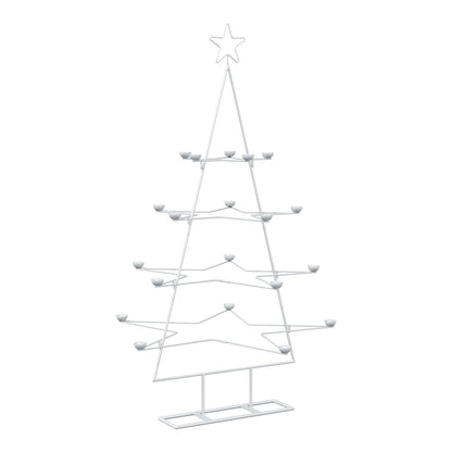 Metal Christmas Tree for Decoration White
