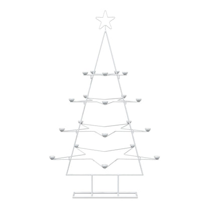 Metal Christmas Tree for Decoration White