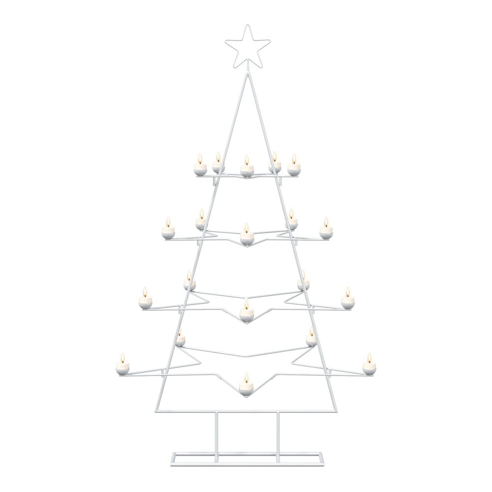 Metal Christmas Tree for Decoration White