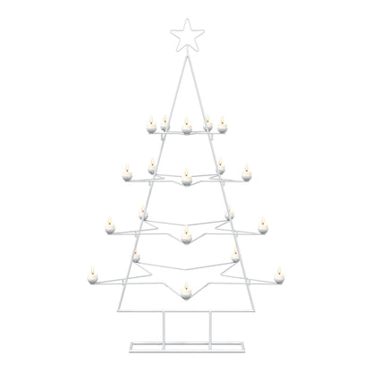 Metal Christmas Tree for Decoration White