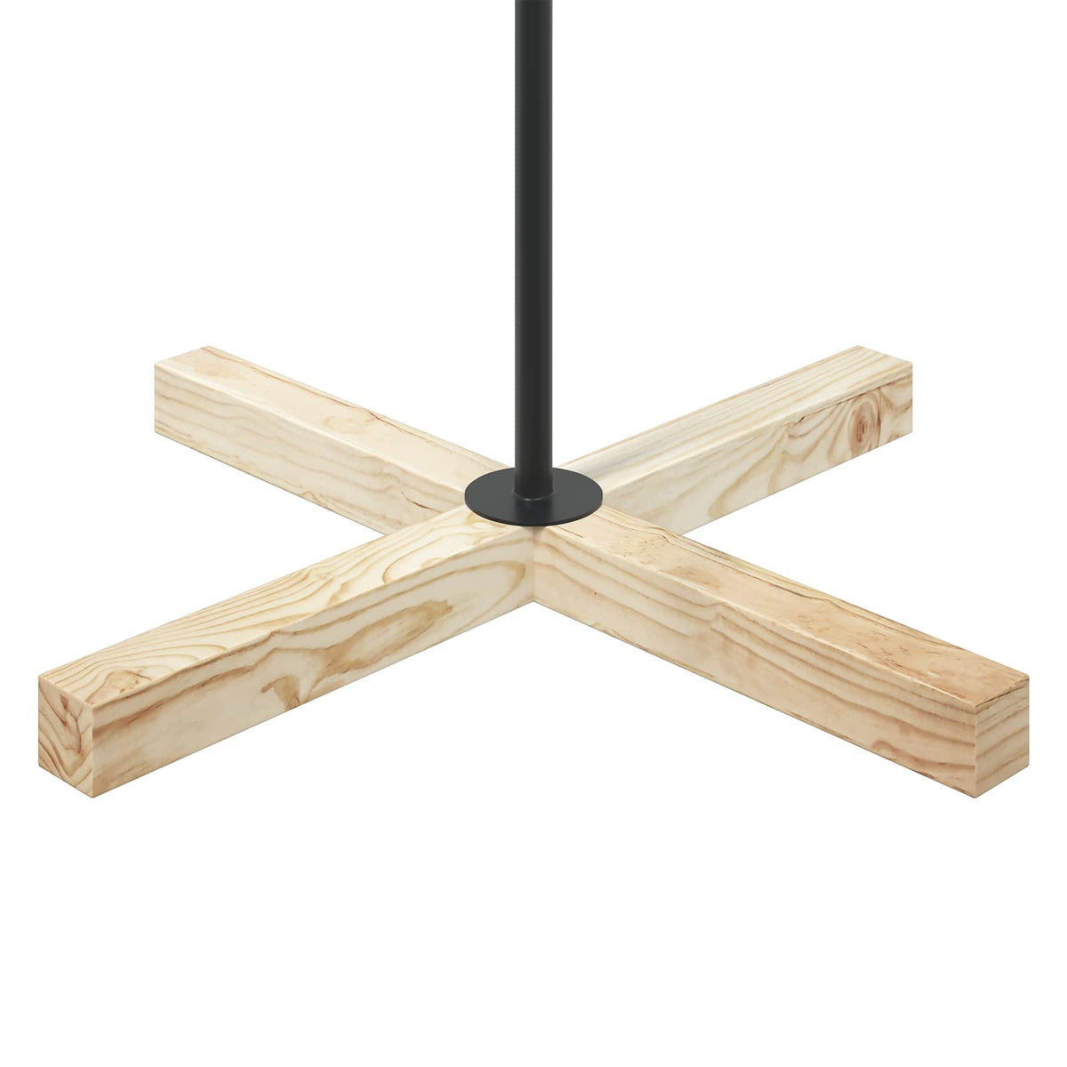 Metal Christmas Tree with Holder KUOPIO Steel Black 150 cm