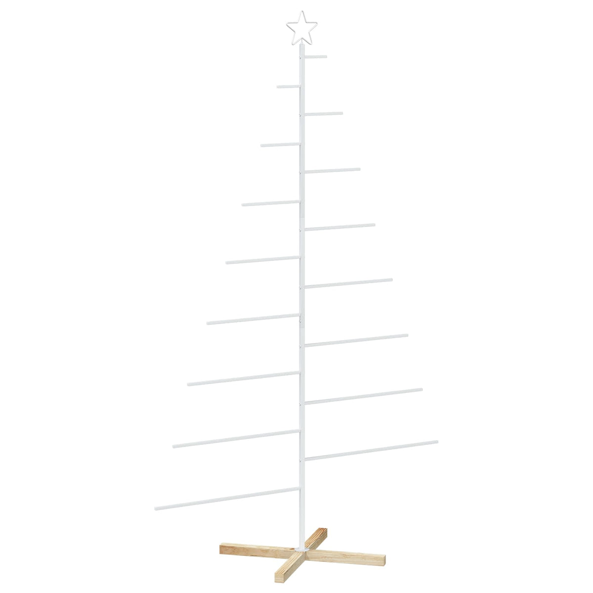 Metal Christmas Tree KUOPIO Steel White