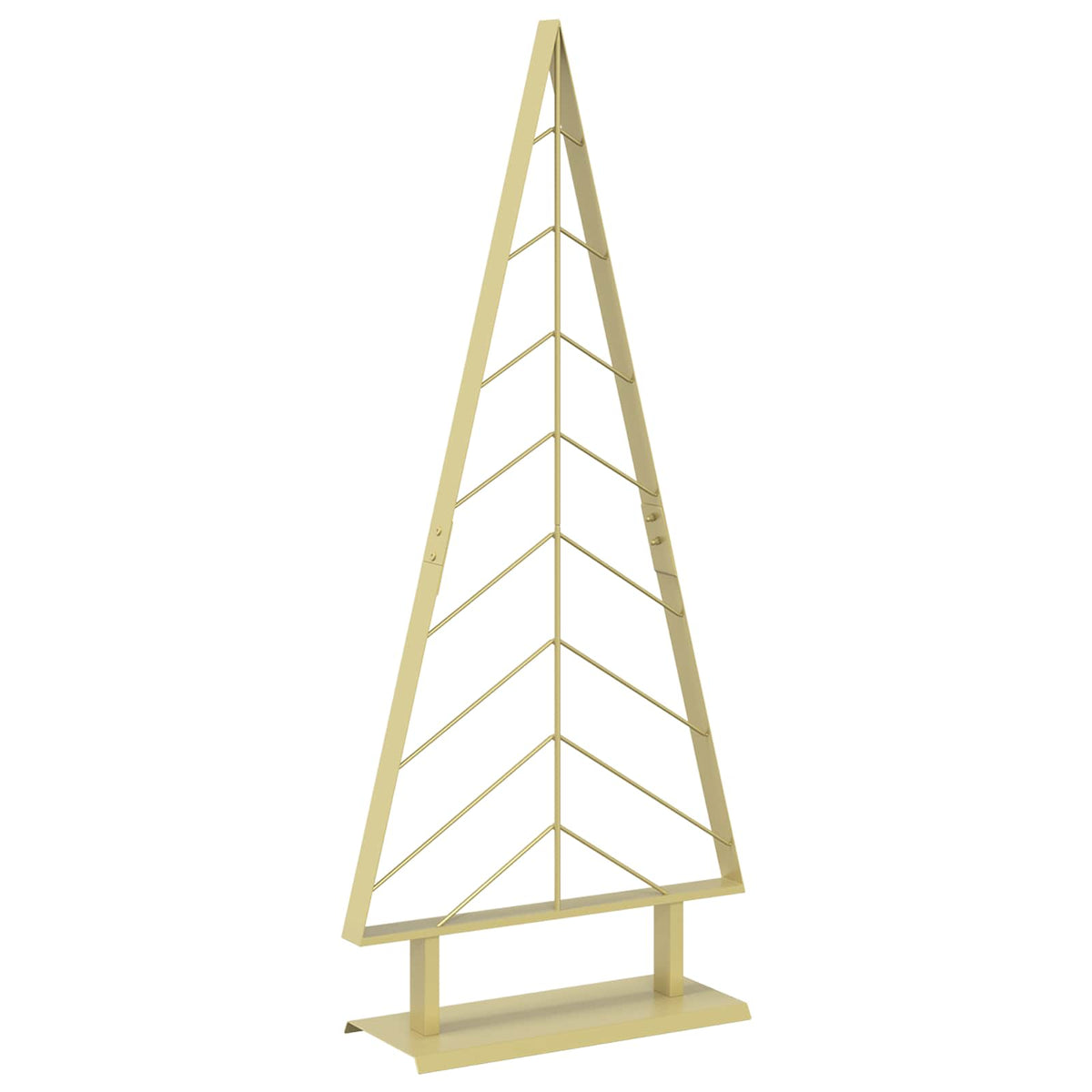 Metal Christmas Tree KUOPIO Steel Gold