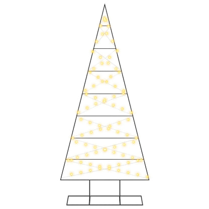 vidaXL Metal Christmas Tree with Triangle Stand KUOPIO 210 cm 4