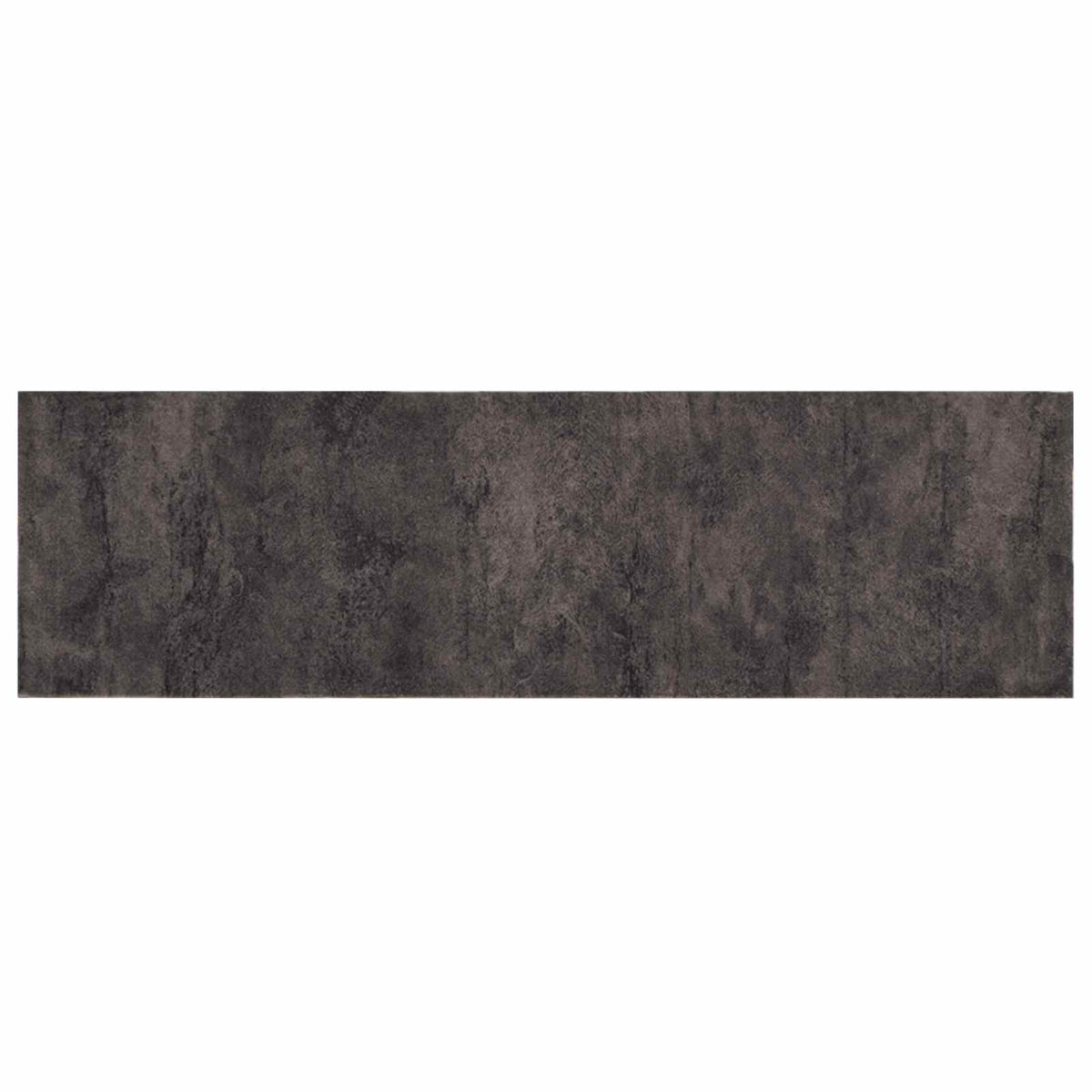vidaXL Kitchen Rug Black Concrete 300 x 60 cm 100% Polyamide Washable 2