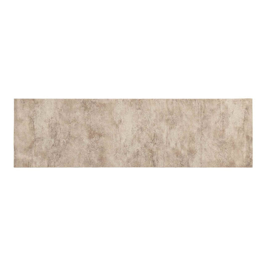 vidaXL Kitchen Rug Beige Concrete 300 x 60 cm 100% Polyamide Washable 2