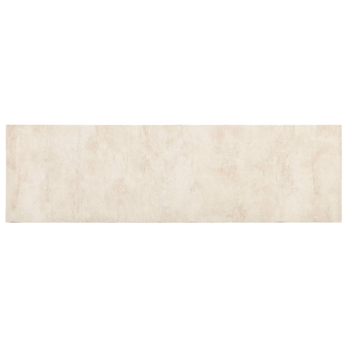 vidaXL Kitchen Rug Cream Concrete 300 x 60 cm 100% Polyamide Washable 2