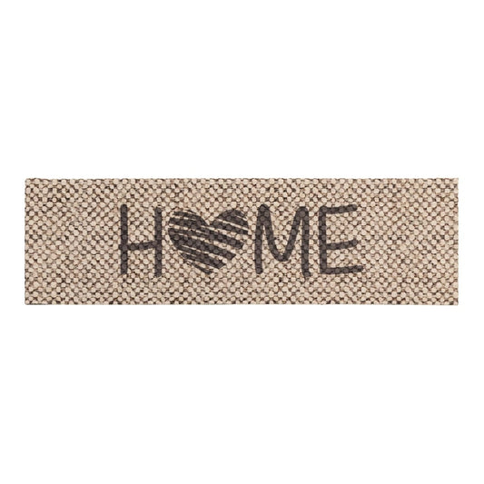 vidaXL Kitchen Rug Beige Home 300 x 60 cm 100% Polyamide Washable 2