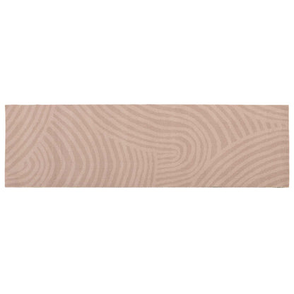 vidaXL Kitchen Rug Taupe Scandinavian 300 x 60 cm 100% Polyamide 2