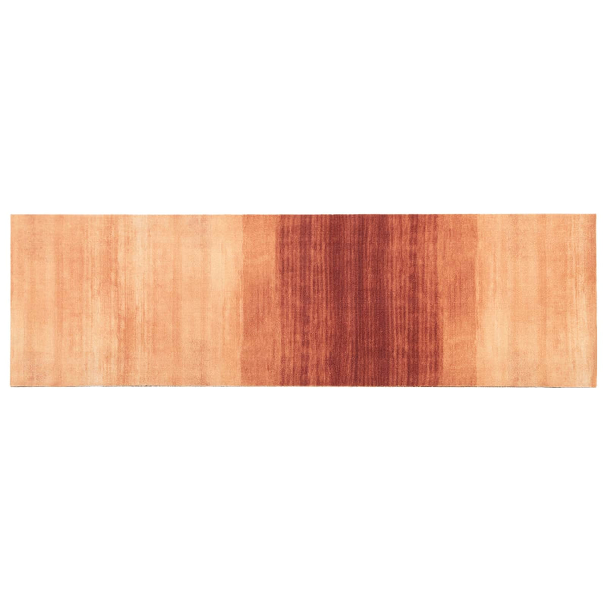 vidaXL Kitchen Rug Orange Shade 300 x 60 cm 100% Polyamide Washable 2