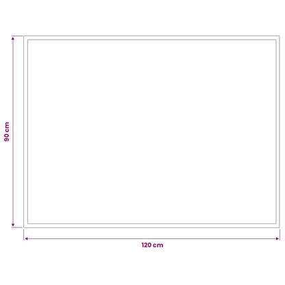 vidaXL Doormat Light Grey 120 x 90 cm 100% Polyamide 4