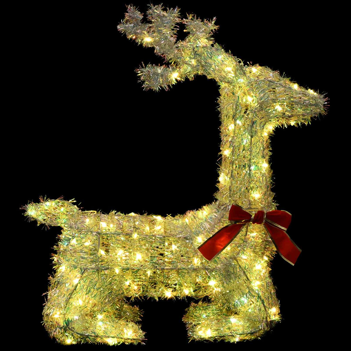 vidaXL 3D Christmas Reindeer LOVIISA 140 LEDs Warm White 4