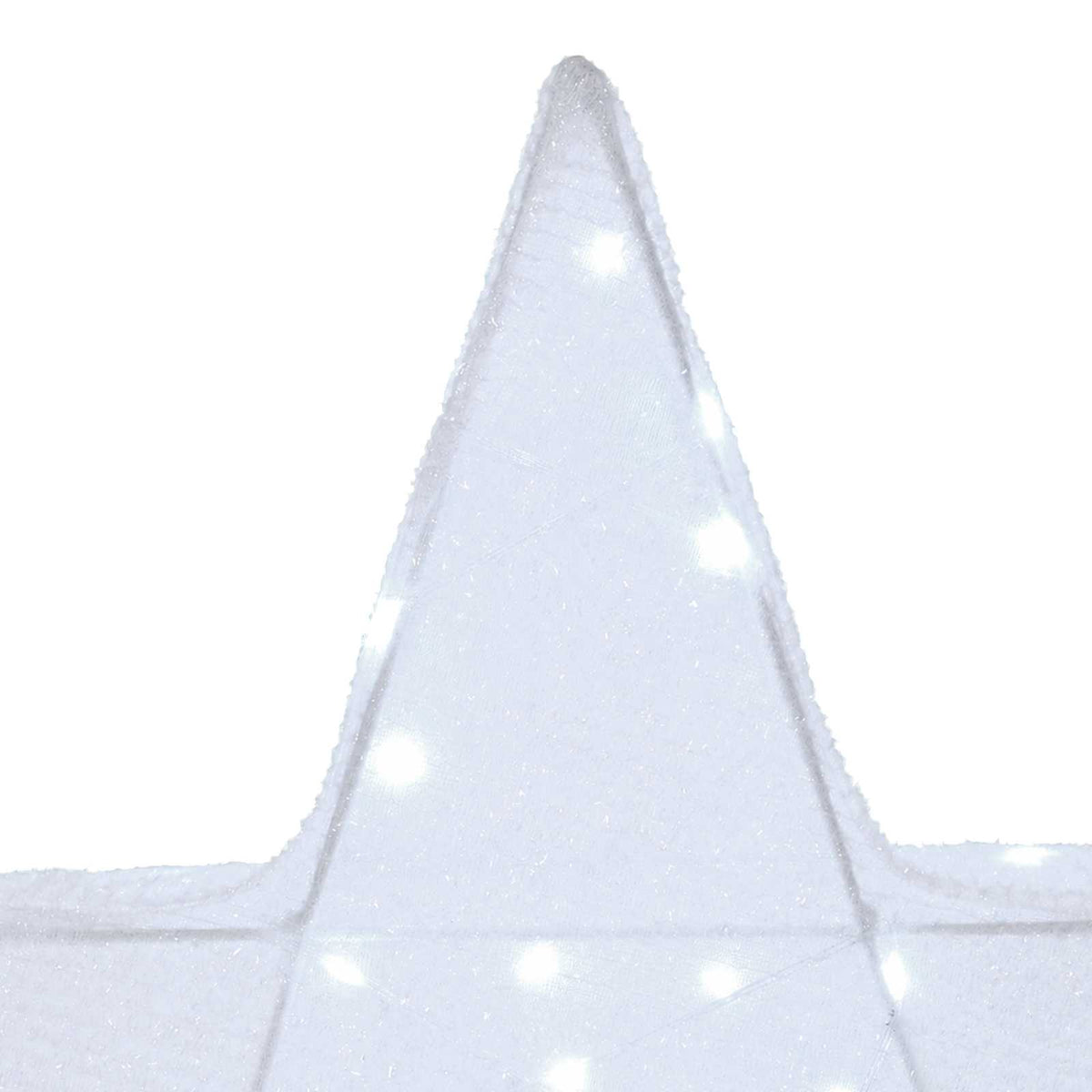 vidaXL 3D Christmas Star 50 LEDs Cold White 55 x 53.5 x 10 cm 5