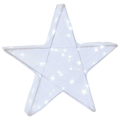 vidaXL 3D Christmas Star 50 LEDs Cold White 55 x 53.5 x 10 cm 2