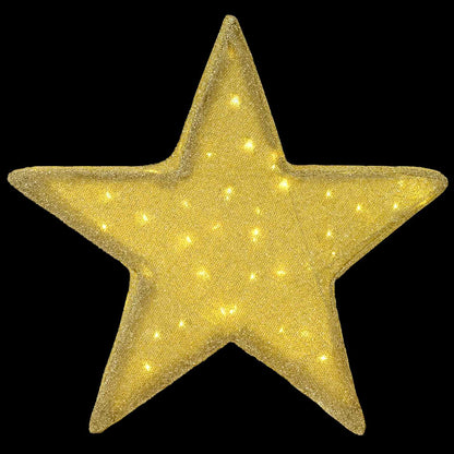 vidaXL 3D Christmas Star 50 LEDs Warm White 55 x 53.5 x 10 cm 4