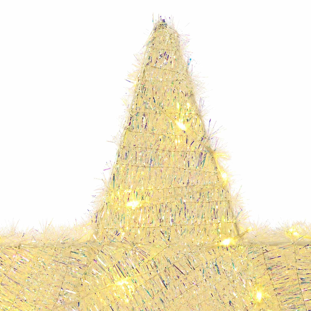 vidaXL 3D Christmas Star 50 LEDs Warm White 55 x 53.5 x 10 cm 5