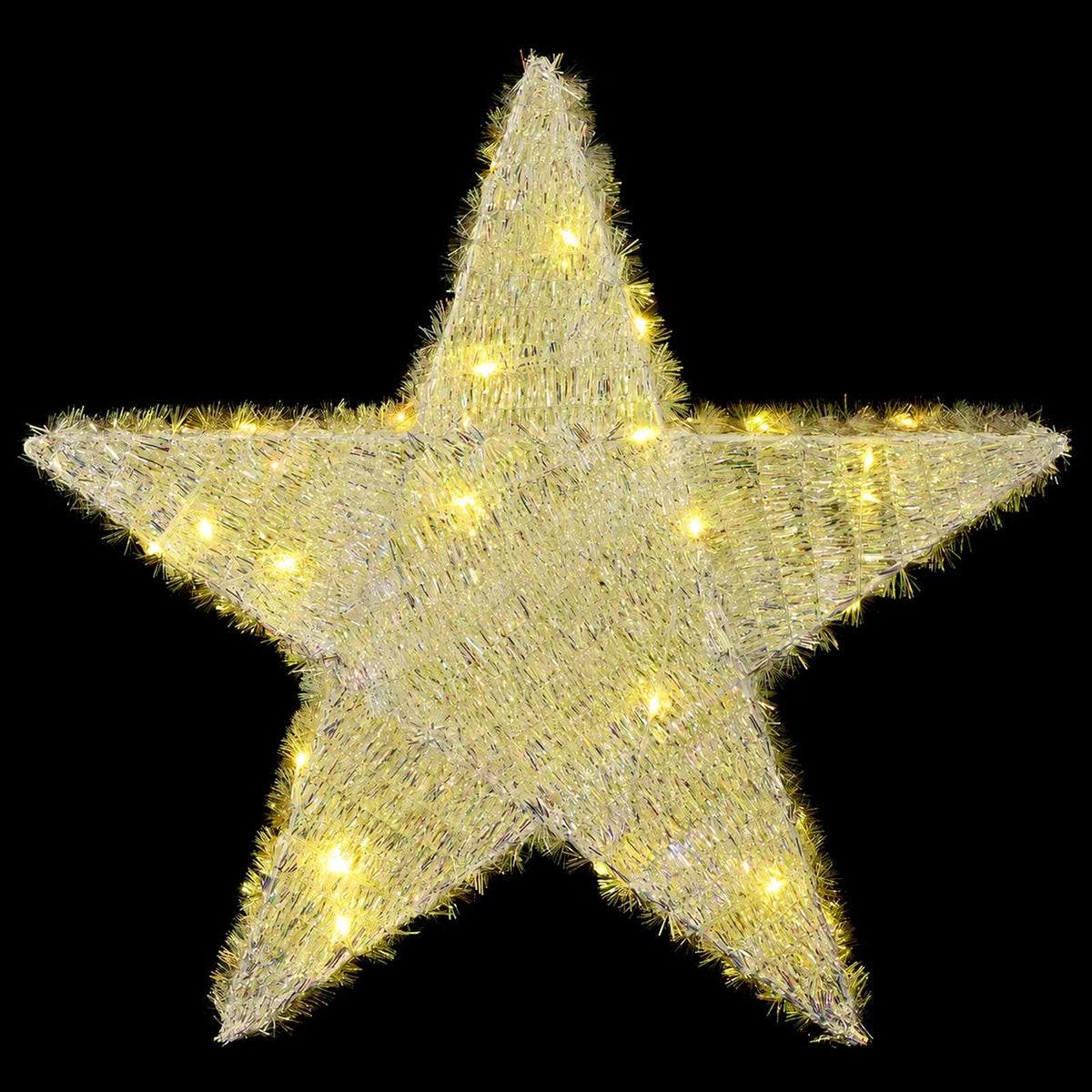 vidaXL 3D Christmas Star 50 LEDs Warm White 55 x 53.5 x 10 cm 4