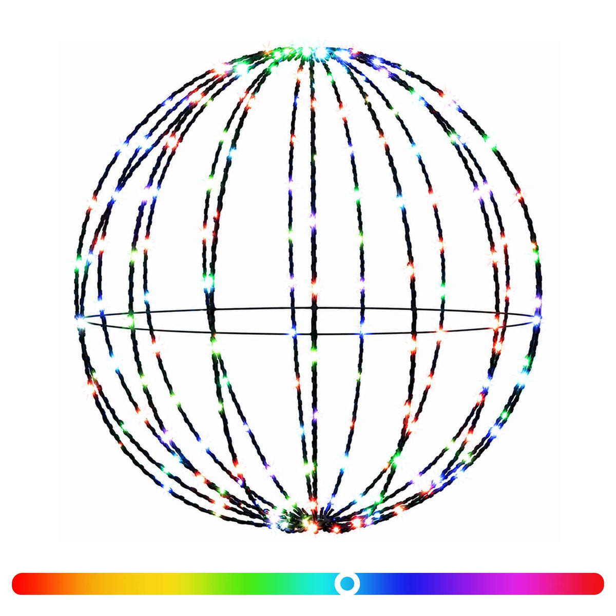 Christmas Finial Light 96 LEDs Diameter 30 x 32 cm 40 cm RGB