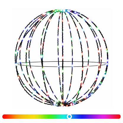 Christmas Finial Light 96 LEDs Diameter 30 x 32 cm 40 cm RGB