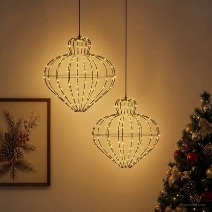 Christmas Finial Light 192 LEDs Dia. 40 x 40 cm 2 Warm white