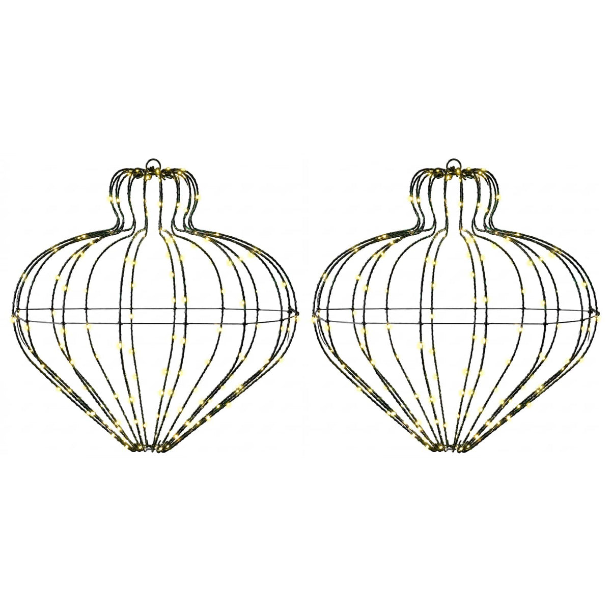 Christmas Finial Light 192 LEDs Dia. 40 x 40 cm 2 Warm white