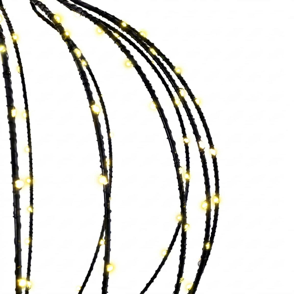 Christmas Finial Light 320 LEDs Dia. 40 x 75 cm 2 Warm white