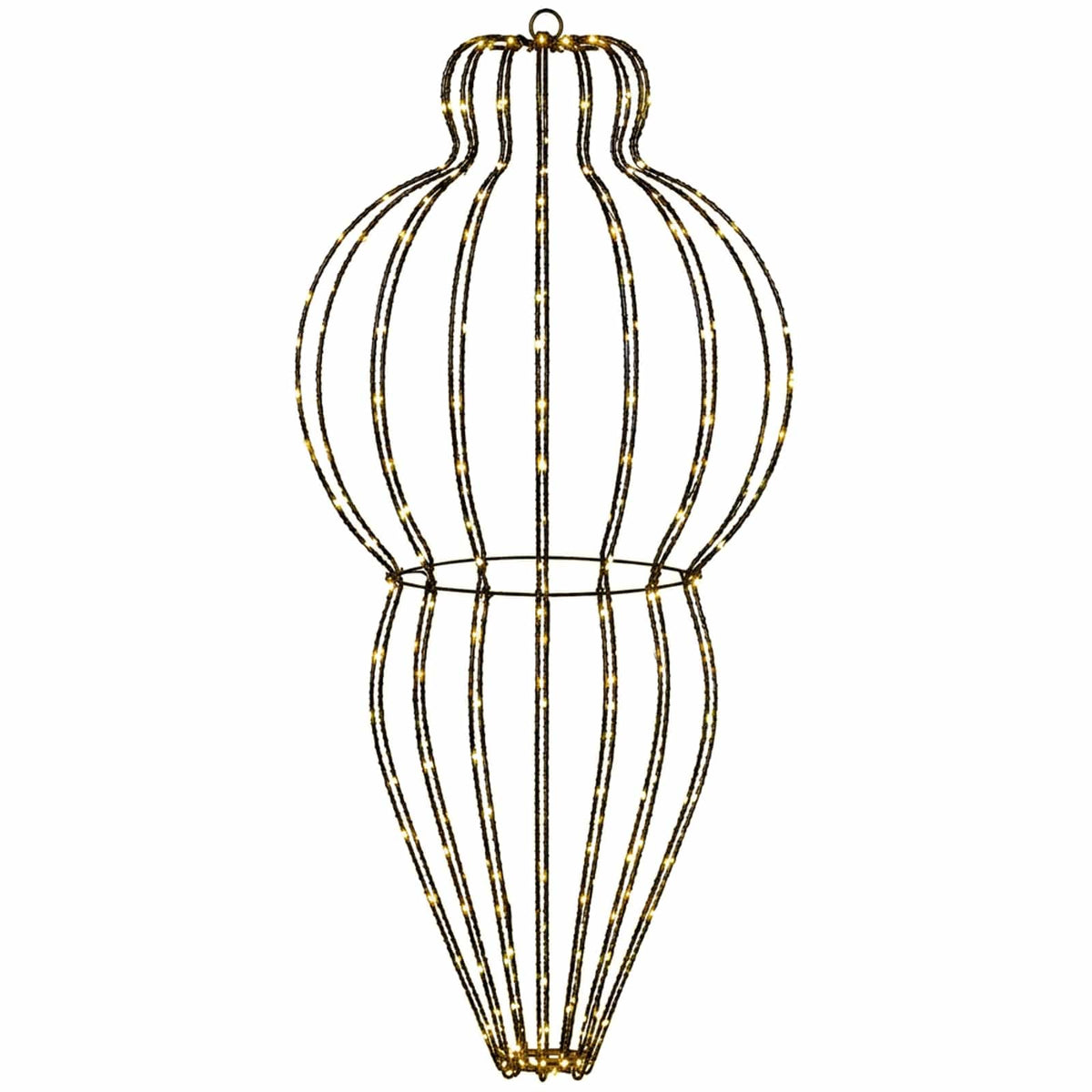 Christmas Finial Light 320 LEDs Dia. 40 x 75 cm 2 Warm white