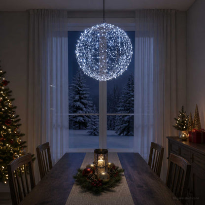 Christmas Finial Light 200 LEDs Diameter 20 x 22 cm Ø 30 x 32 cm Cold white