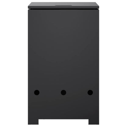 vidaXL Propane Tank Cover 40 x 40 x 66 cm Steel Black 4