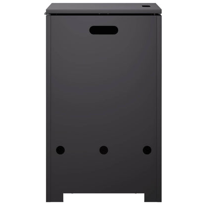 vidaXL Propane Tank Cover 40 x 40 x 66 cm Steel Black 5