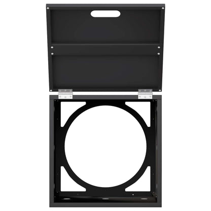 vidaXL Propane Tank Cover 40 x 40 x 66 cm Steel Black 6