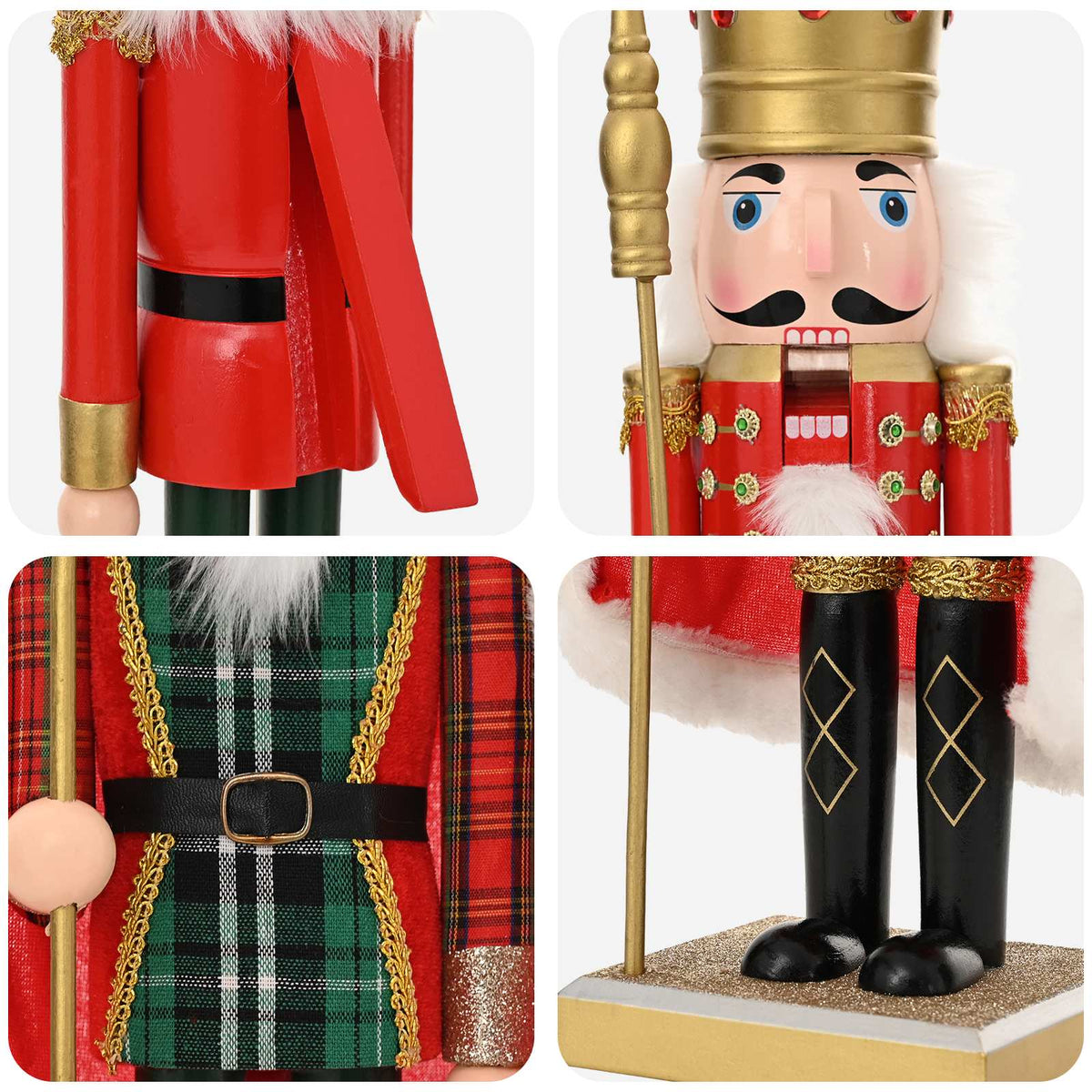 Christmas Nutcracker in Red and Black