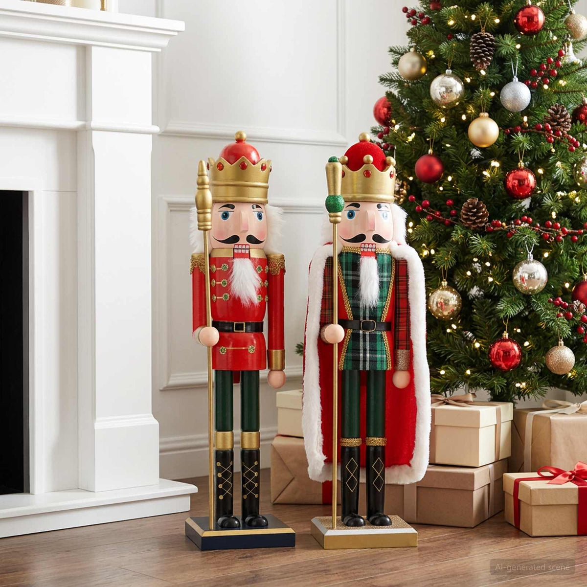 Christmas Nutcracker in Red and Black