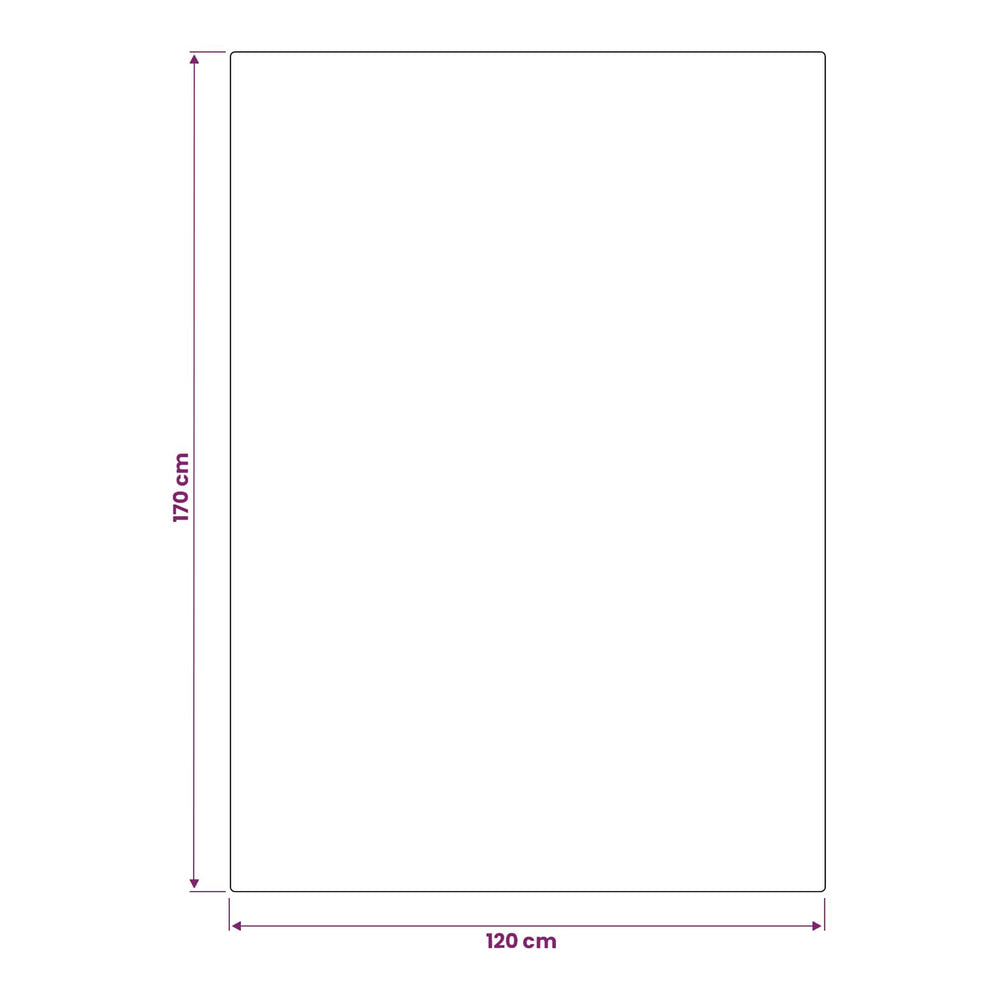 Rug IZA Beige 100% Polyester Low Pile 120 x 170 cm