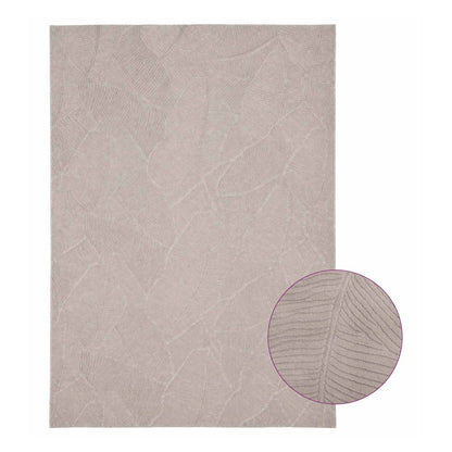 Rug IZA Beige 100% Polyester Low Pile 120 x 170 cm