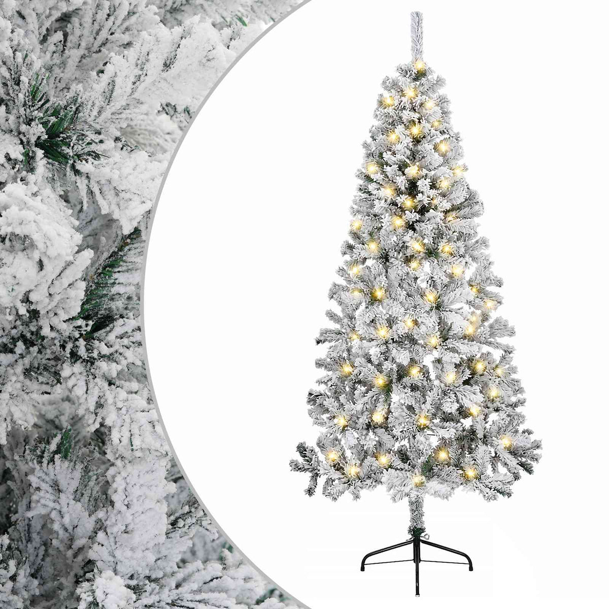 Artificial Christmas Tree with Bauble 150 LEDs 150 cm with LEDs