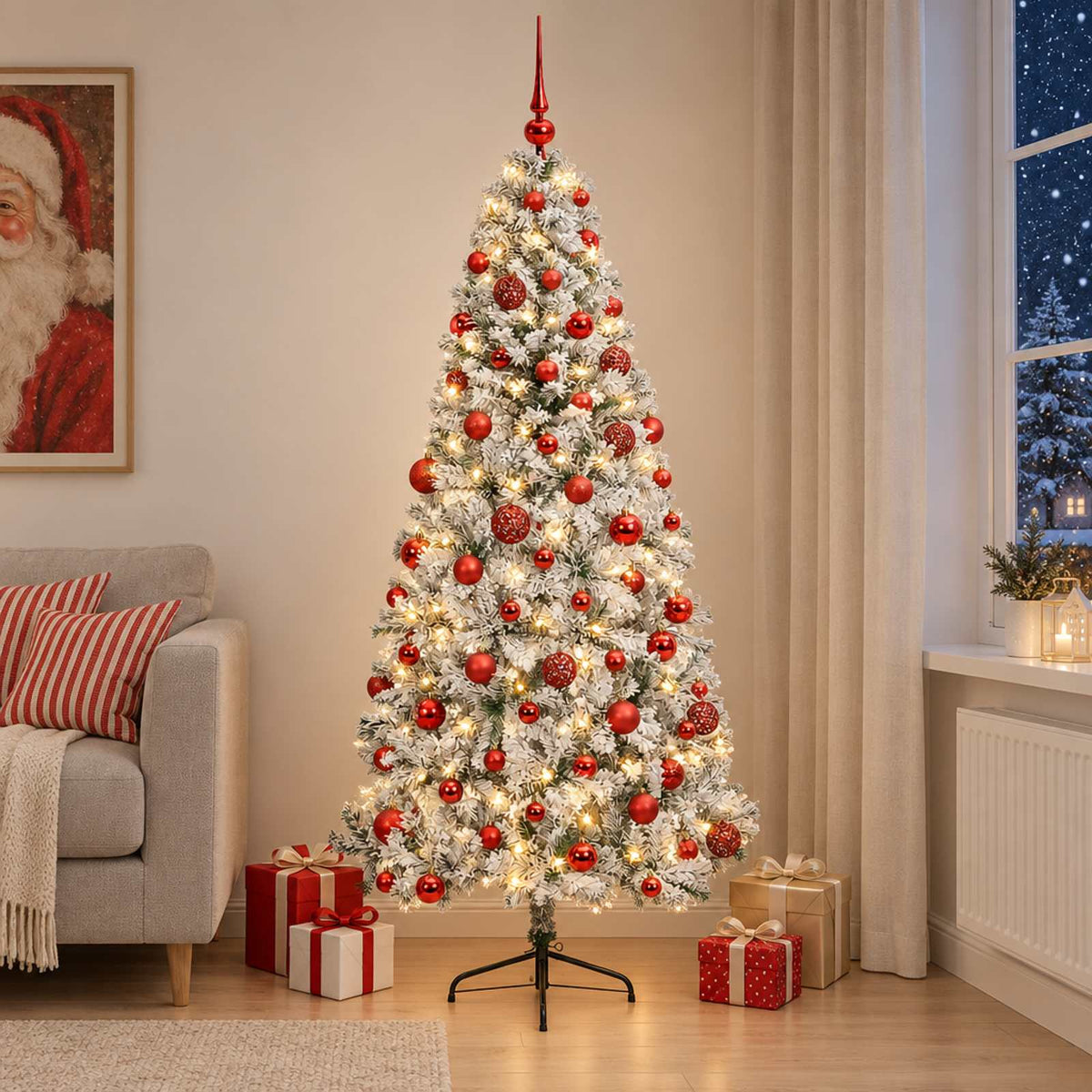Artificial Christmas Tree Bauble LEDs